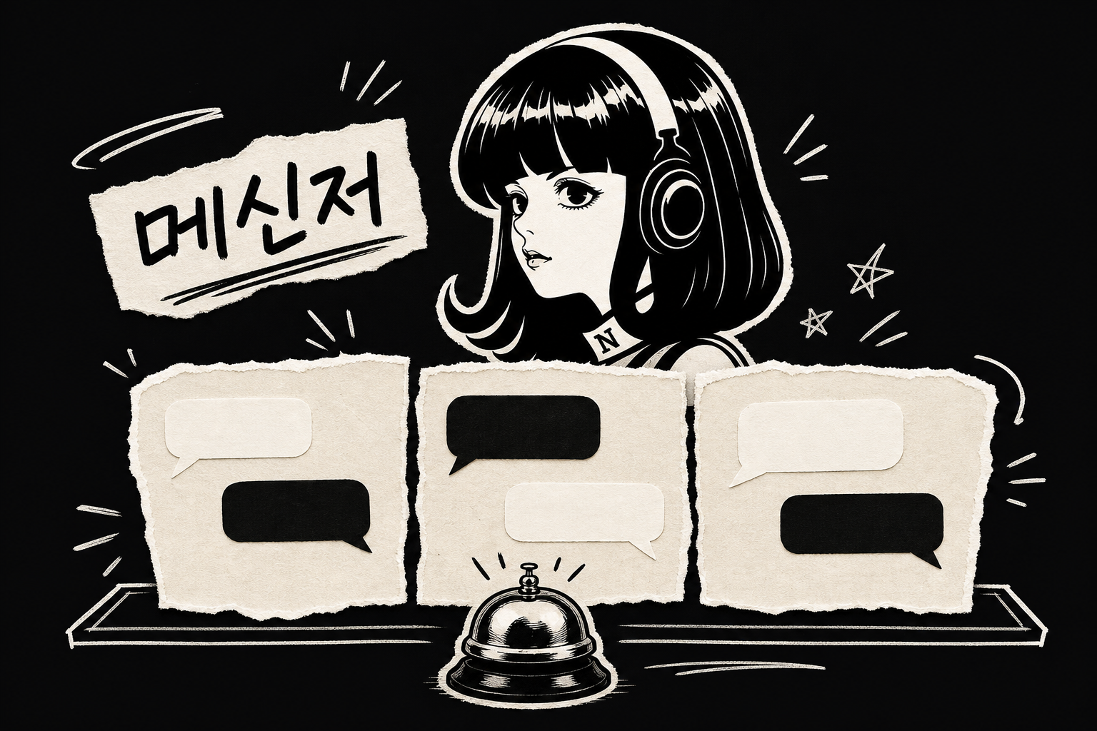 텔레그램 디스코드 슬랙 메신저 창구로 비서에게 일을 시키는 모습
