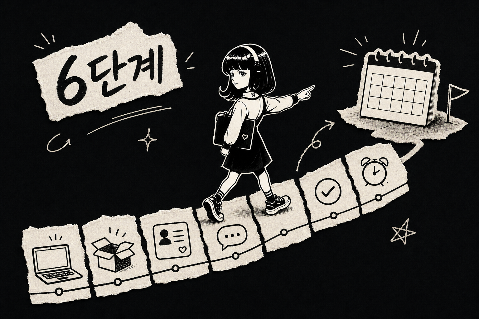 잠 안 자는 컴퓨터부터 한 달 기다리기까지 헤르메스 도입 6단계 흐름