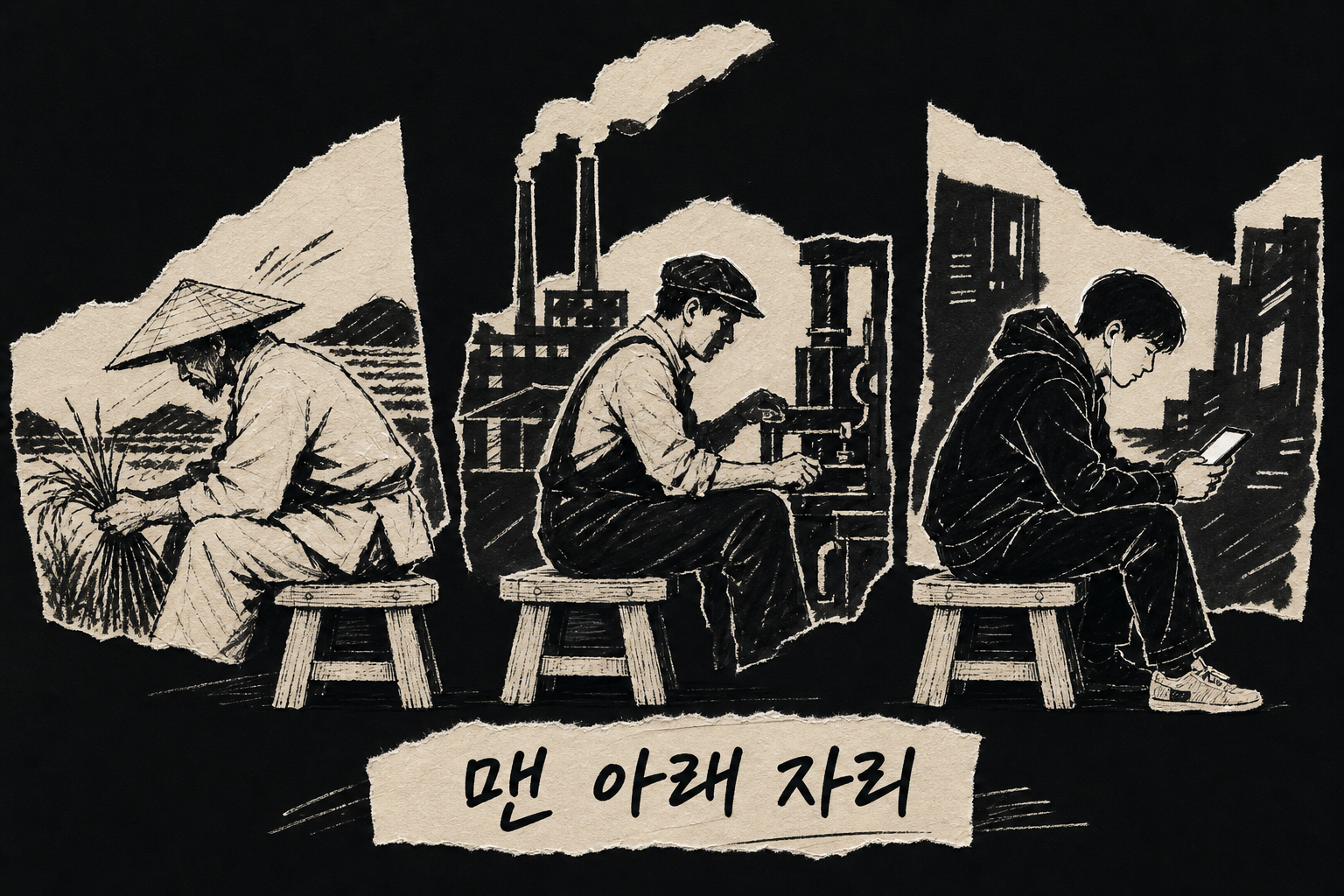 농민에서 노동자, 사용자로 — 맨 아래 자리는 이름만 바뀌었다